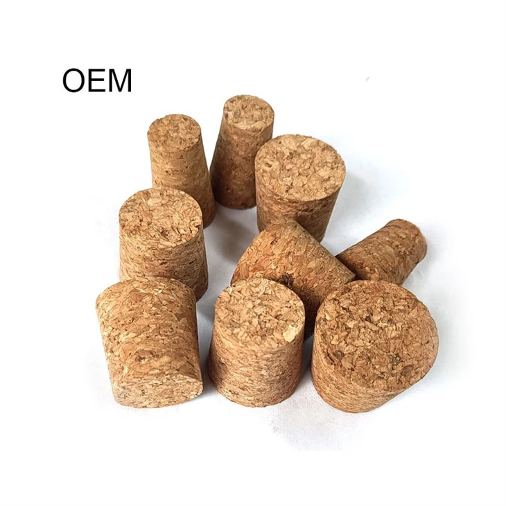 bouchons en liège coniques