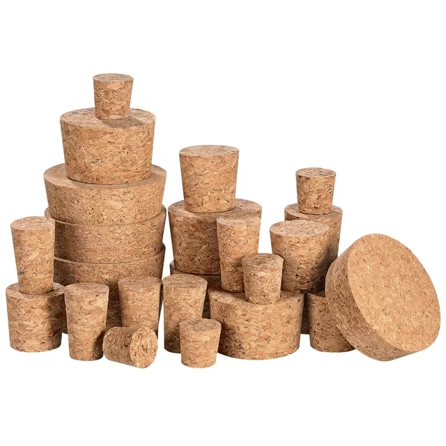 Wine Bottle Cork Stoppers Leak proof Bottle Plugs Tapered Corks Wine Beer Bottle Stoppers