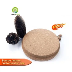 Couvercles en liège pour bougie