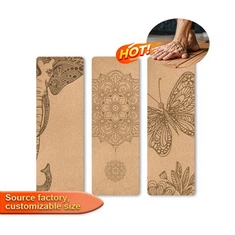 Tapis de yoga en liège naturel